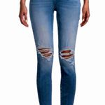 No Boundaries Juniors Distressed Skinny Stretch High Rise Blue Jeans size 11 Photo 0