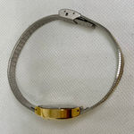 Vintage Avon women’s silver gold tone watch 18mm oval up to 7.5” quartz running Photo 9