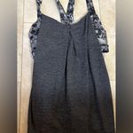 Lululemon size 6 Women's athletic top with built in bra grey Photo 0