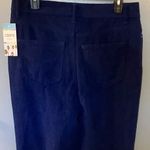 Crown & Ivy NWT Cabana Corduroy Pants Holiday Bottoms Blue 8 Photo 6