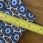 J. McLaughlin Devon Geometric Sheath Dress Blue Tan Geometric Career Stretch Photo 6