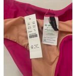 J.Crew Hot Pink Mid Rise Cheeky Coverage Bikini Swim Bottom Size Medium NWT Photo 4