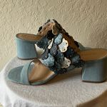 Coach : Blue Mae (G3689) Mule  Sandals- Tea Rose Appliqué- 9 Photo 4
