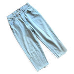 Womens Vintage Y2K 1990’s Cactus Mom Fit Raw Hem Lightest Rinse Jeans Photo 0