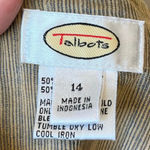 Talbots Western corduroy midi textured 90s 70s fringe festival Phoebe Buffyay y2k modest Photo 1