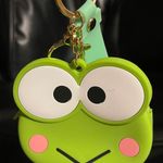 Very cute coin bag with keyring Green Photo 2