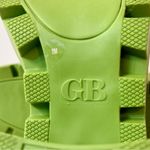 Gianni Bini GB End Game Lug Sole Leather Clogs Tan/Green Size 8 Photo 11