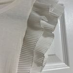 Ella Moss  Women’s White Ruffle Tank Top Photo 2