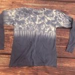 Ocean Drive Women’s  Long Sleeve Blue Tye Die Tshirt Size M Photo 0