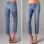 Mother The Rascal Cuff Jeans Size 25 in Adios To My Old Life Medium Wash Crop Blue Photo 15