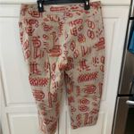 Ruby Rd. Women's White Cropped Pants with geometric print. Size‎ 14 Photo 4