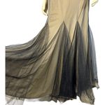 DEB mermaid style nude, black mesh overlay jeweled neckline sleeveless size 14 Photo 7