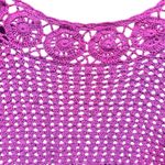 Liz Claiborne  Vintage Crochet Boho Cardigan‎ Pink Medium Photo 5