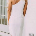 These Three Boutique One Shoulder High Low Midi Dress Photo 3