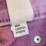 Aeropostale  high waisted shorts size 4 lilac distressed denim 5 pocket Photo 10