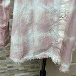 ZARA Nwt  women Tie Dye cotton Button Down Long-Sleeve Shirt M Photo 4