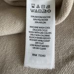 Tahari  Taupe Oatmeal Polo Collar Long Sleeve Loose Fit Knit Sweater Dress Large Photo 4