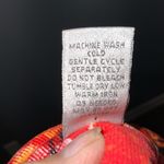 Chico's Chico’s Orange Multicolor Corduroy Button Down Long Sleeve Shirt Jacket Medium Photo 10