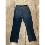 Abercrombie & Fitch Abercrombie Fitch Curve Love Ultra High Rise Ankle Straight Jeans Ripped Knee Photo 2