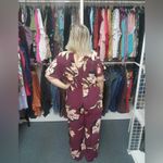 Luxology Premium Floral Jumpsuit - Size 14 Photo 1