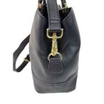 Steve Madden * Pebble Vegan Leather Handbag Black Classic Crossbody Satchel Purse Photo 6