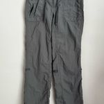 The North Face  Women Gray Cargo Convertible Hiking Pants Capri 2 Photo 0