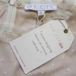 NWT Ivy City Co Whimsical Gown in White Embroidered Tulle Ruffled Maxi Dress S Photo 8