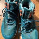 Hoka One One Hiking Shoes Women Size 10.5 Blue Teal Sneakers Outdoor Photo 2