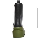 Steve Madden Cool Planet by Mosss Lace-Up Combat Boots Platform Green Black Photo 2