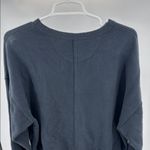 American Eagle  Outfitters Navy Sweatshirt White Embroidered graphic xs oversized Photo 2