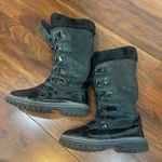 Khombu  Womens Boots 10 Black Outdoor Shearling Water Resistant Knee High Eskimo Photo 1