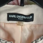 Karl Lagerfeld A035 Pink Blazer with Braided Trim Photo 2
