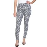 Seven7 Neutral Snake Print High Rise Skinny Jeans | Size 12 Tummyless Fit Photo 15