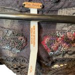 Free People  Embroidered Beaded Crop Tank Top Size Small Photo 4