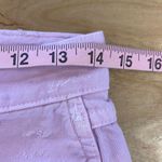 AMO Womens Button Fly 100% Cotton Tomboy Crop Pants‎ Purple Size 24 Pink Photo 6