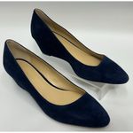 Talbots NEW  Laney Asymmetrical Wedges Indigo Blue Size 9.5M Office Business Photo 2