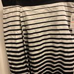 Brand New Amanda + Chelsea Women's Size 10 Black White Striped Skirt Lined Photo 0