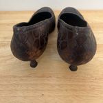 Donald Pliner vintage metallic small heel size 8 1/2 made in Spain Brown Photo 1