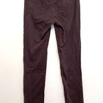 AG Adriano Goldschmied Brushed Sateen Stilt Cigarette Leg Plum Brown Skinny Jean Photo 7