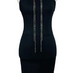 Haute Hippie NWT  Embellished Ponte Dress with Neck Piece $495 Size Medium Photo 6