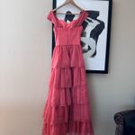 Vintage corset pink ruffle dress Barbie Size XS Photo 5