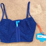 Nanette Lepore Blue Bralette Photo 0