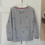 NWOT Joules Womens Christmas Tree Sweatshirt 🥰 US 4 Gray Photo 3