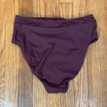 Sanctuary  Sandbar‎ Banded High-Rise Ribbed Bikini Bottoms Swimsuit size M  NWT Photo 2