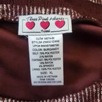 Three Pink Hearts Long Sleeve Striped Sweater Dress XL Photo 4