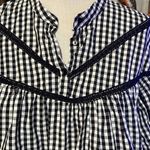 ZARA Gingham Trafaloc collection women blouse size M Photo 1