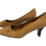 Jennifer Moore Tan Suede Pumps Photo 2