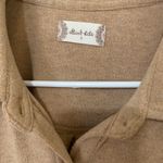 Altar'd State Women’s Casual Tan Button Down Shirt Size Small Photo 2