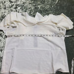 Lucy Paris  White Ruffled Off The Shoulder Blouse Photo 5