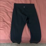 Lululemon  graphite gray align high rise crop leggings size 10 Photo 2